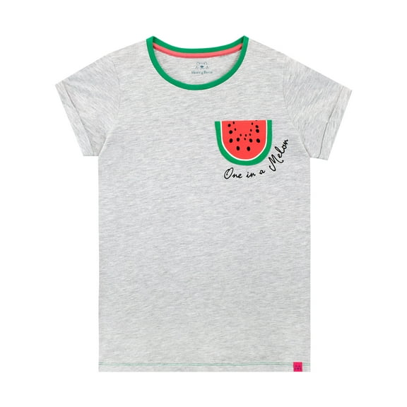 Harry Bear Girls Tropical One In A Melon Short Sleeve T-Shirt Sizes 7-14