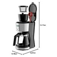 thumbnail image 4 of Cafetière Programmable 12 Tasses Reconditionnée BLACK+DECKER®, CM1231SC, 4 of 6
