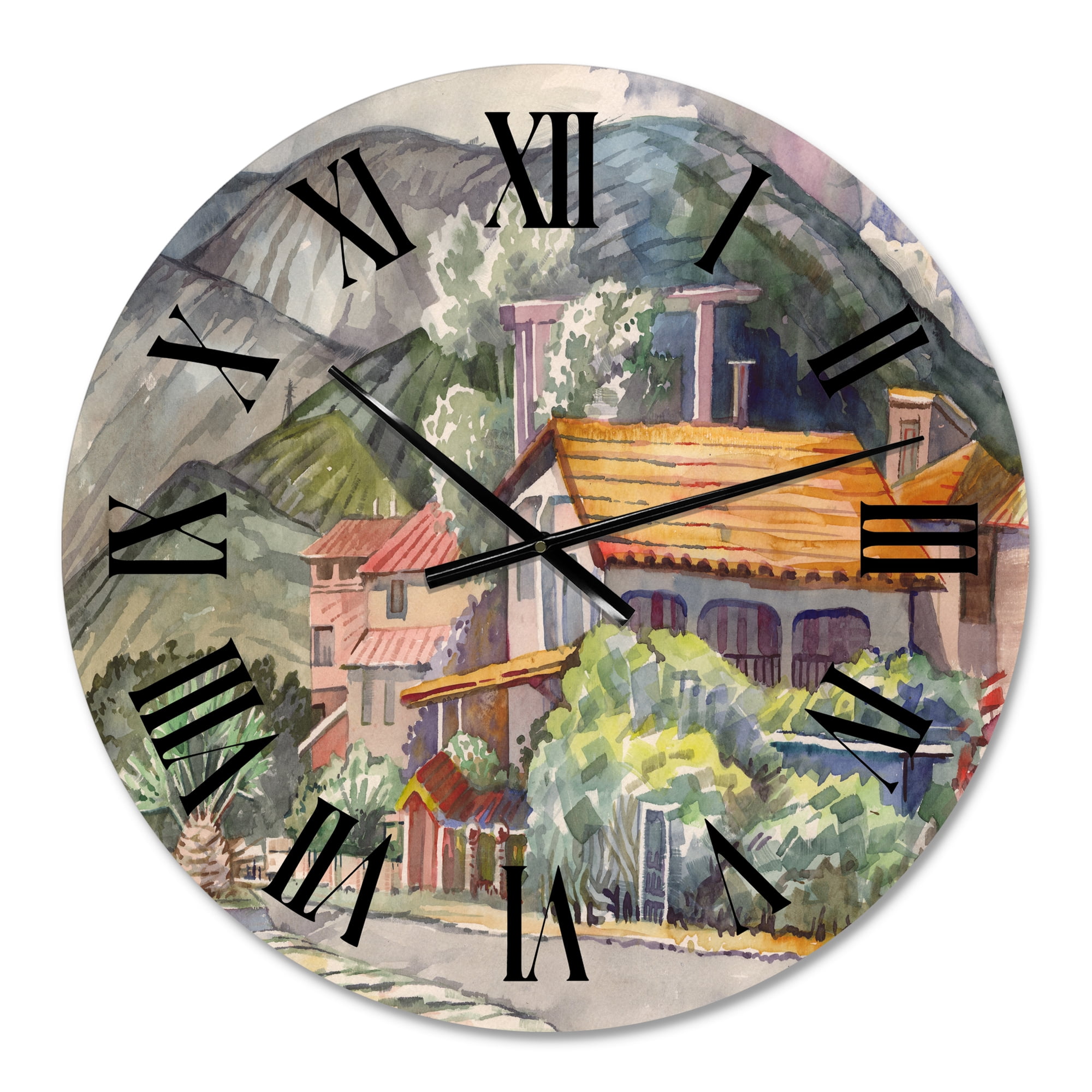 Designart 1 in Quartz Traditional Wall Clock