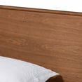 thumbnail image 5 of Baxton Studio Karine Mid-Century Engineered Wood Platform Bed, Twin, Ash Walnut, 5 of 9