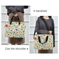 thumbnail image 6 of FORMRS 16" Laptop Bag Carrying Sleeve Case with Handle Travel Shoulder Briefcase, Watercolor Wildflowers Pattern, 6 of 8