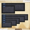 thumbnail image 5 of Machine Washable (24" x 36"+ 24" x 60"') Runner Rugs Set of 2, Non Slip Kitchen Mats for Floor, Absorbent Entryway Rug for Kitchen, Bedroom, Hallway, Bathroom, Door (Roll Packing), 5 of 14