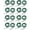 8 Pairs Dark Green, variant on Gingham Shoe Laces, Colorful Plaid Shoelaces for Canvas Shoes, Racing Shoes, Training