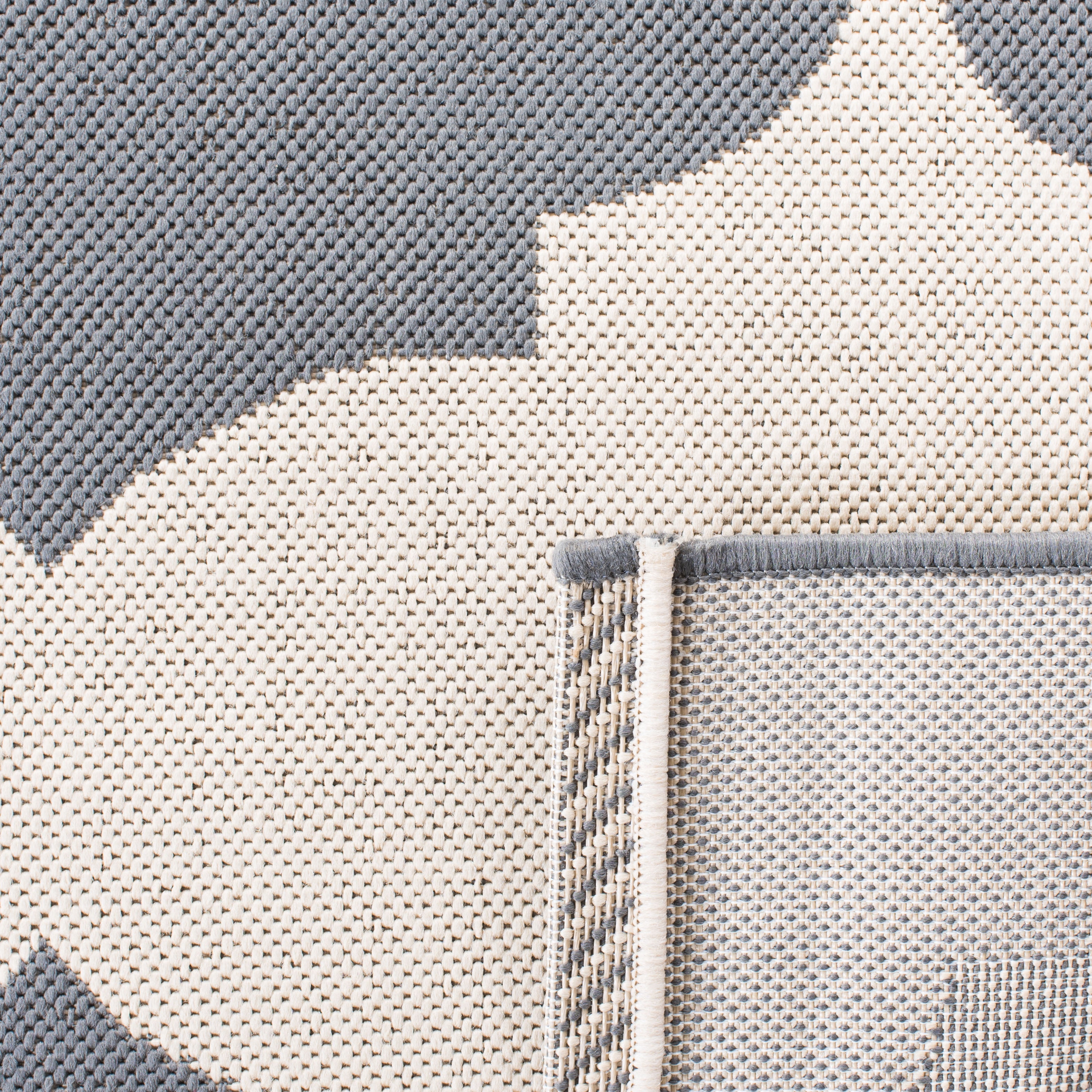 Safavieh Courtyard Elwyn Geometric Indoor/Outdoor Area Rug, Beige/Anthracite, 2'7" x 5'