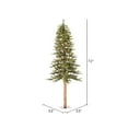 thumbnail image 2 of Vickerman 6' x 33" Natural Alpine Artificial Christmas Tree, Warm White LED Lights., 2 of 3