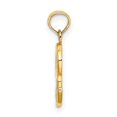 thumbnail image 2 of Diamond2Deal 14K Yellow Gold Script Letter R Initial Pendant for Women (L- 0.66inch, W- 0.53inch), 2 of 6