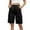 Black #002, variant on Mohiass Womens 2025 Trendy High Waisted Denim Shorts Bermuda Baggy Y2K Cargo Shorts Casual Summer Jean Jorts Blue M