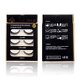 thumbnail image 4 of 3 Pairs Fiber Eyelash Handmade Winged Eyelashes Makeup Natural Long Thick False Eyelashes, 4 of 5