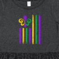 thumbnail image 4 of Inktastic Mardi Gras Flag 2 Girls Toddler Dress, 4 of 5