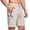 Khaki #1, variant on WULMLEO Men's Bike Shorts Stretch Hiking Cargo Shorts Quick Dry Bottoms with Zipper Pockets Cycling Casual Golf Shorts Army Green 2XL
