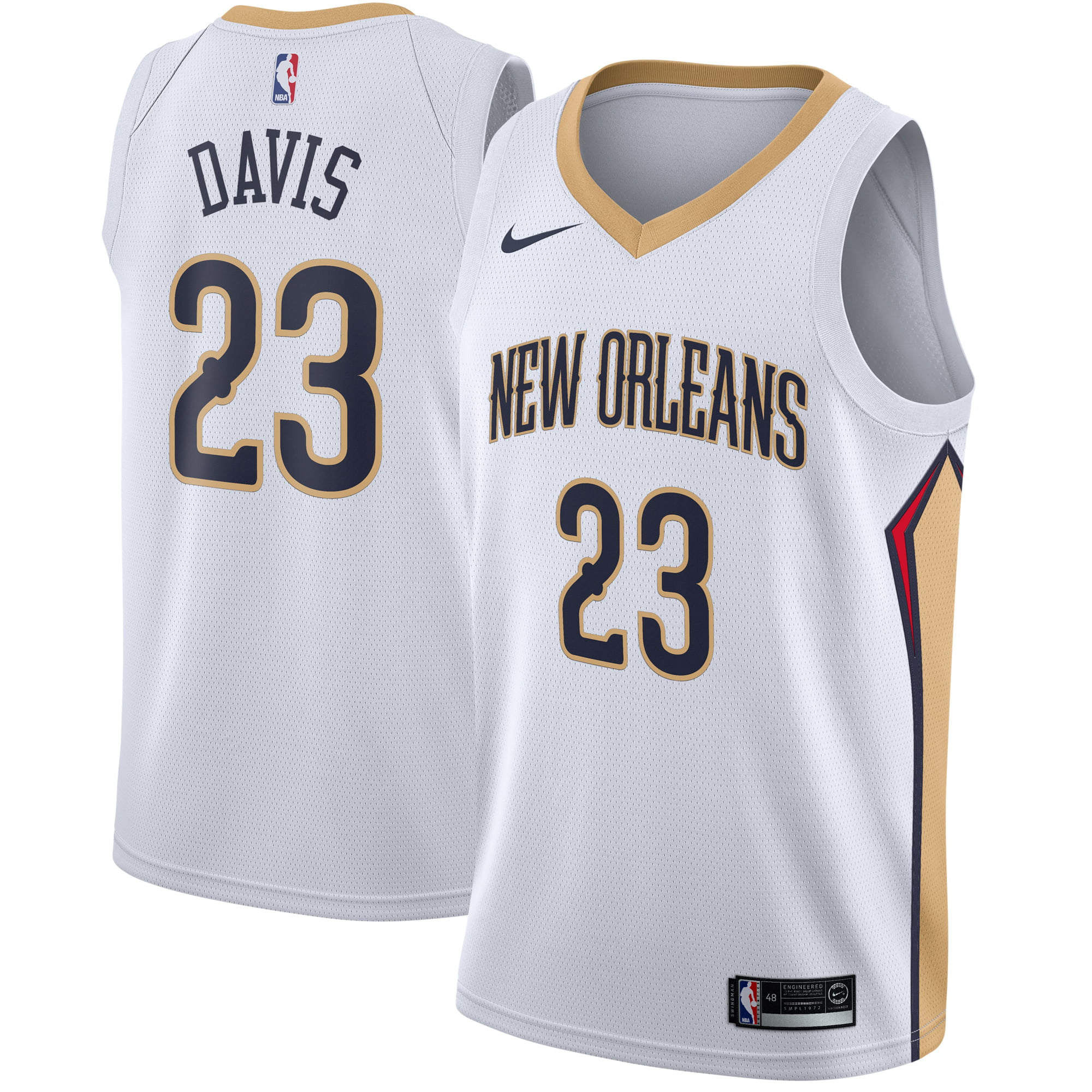 anthony davis new orleans jersey