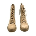 thumbnail image 3 of Sam Edelman Women's Lydell Combat Boot Sesame 7.5 Medium, 3 of 7
