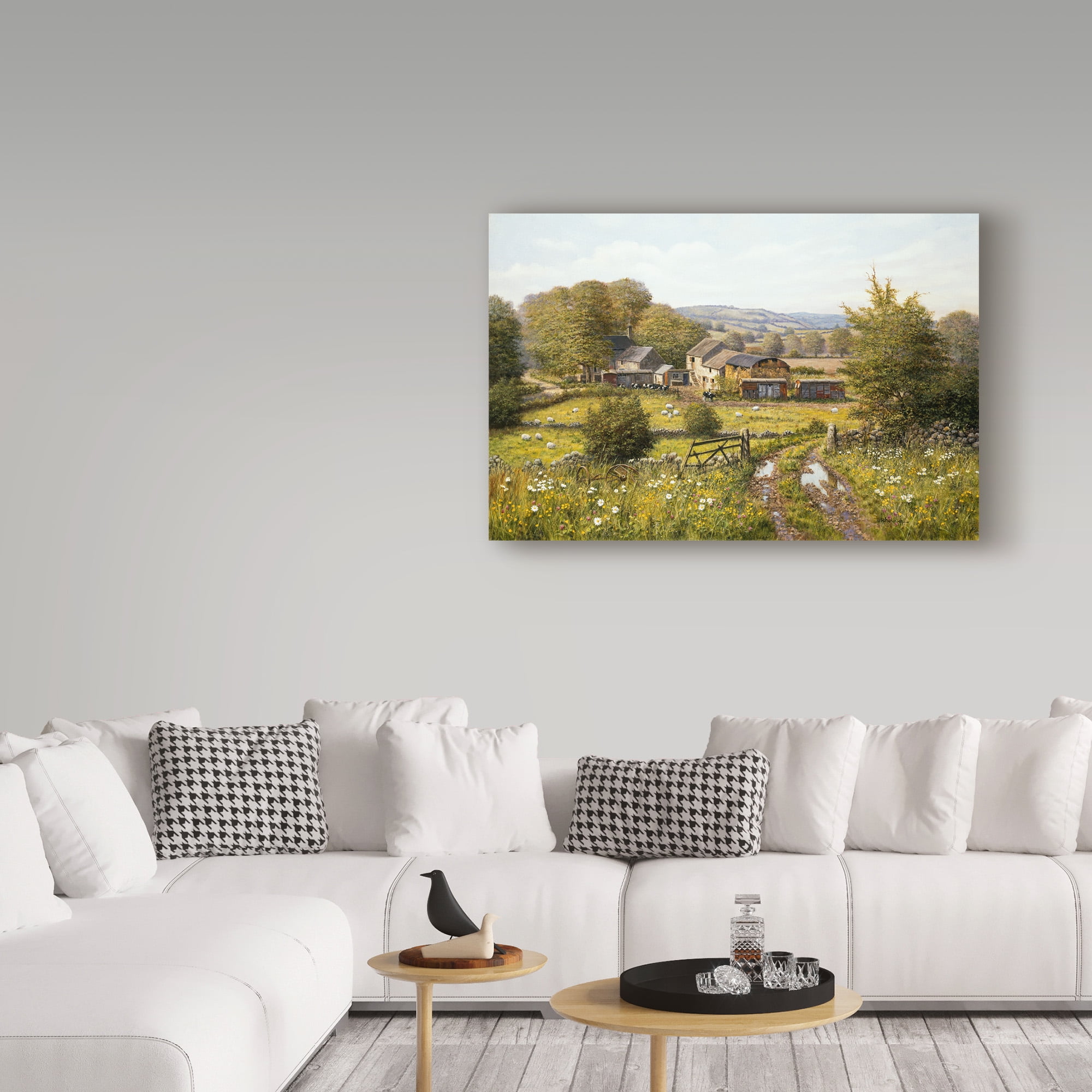 Trademark Fine Art 'Dale Farm' Canvas Art by Bill Makinson