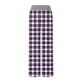 thumbnail image 6 of Women's Pajama Pants Sleepwear, Casual Drawstring Elastic Waist Pants, Comfy Straight Yoga Loose Trousers with Love Print,Dark Purple,3XL, 6 of 7