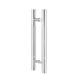 thumbnail image 1 of Oval Shape Glass Door Handles Stainless Steel Barn Doors Pull Handle Set, Shower Door Hardware Fittings ,Easy to Install, 1 of 8