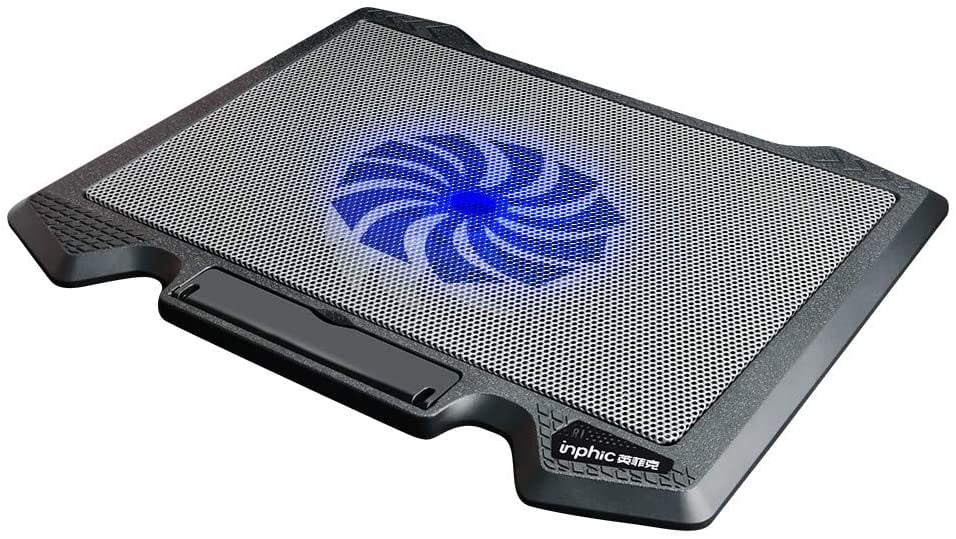 Portable Cooler, Super Quiet Laptop Cooler, Dual 1417 Inch Fans, Metal