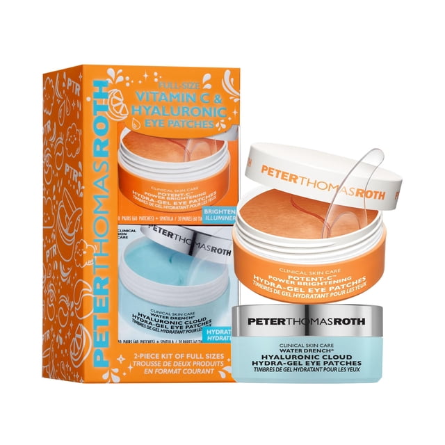 Kit de parches para ojos Peter Thomas Roth con vitamina C e hialurónico