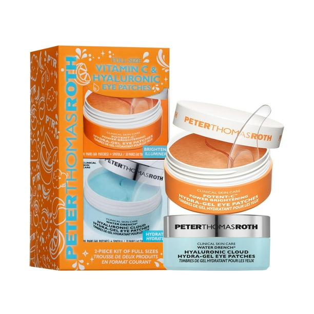 Kit de parches para ojos Peter Thomas Roth con vitamina C e hialurónico