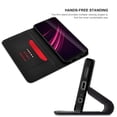 thumbnail image 4 of ZIZO WALLET Series for REVVL V Plus 5G Case - Card Slot Kickstand Vegan Leather - Black, 4 of 6