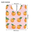 thumbnail image 5 of Yayeee Bath Rug for Bathroom Floor Non Slip Rectangle Fluffy Soft Absorbent Mat, 16"x24", Cute Oranges, 5 of 7