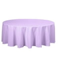 thumbnail image 6 of Efavormart Round Tablecloth, 108 Inch Stain & Wrinkle Resistant Washable Table Cloth, Decorative Polyester Fabric Table Cover for Banquet, Wedding, Dining- Lavender, 6 of 6