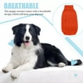 thumbnail image 3 of Methold Cachorros Camisa Ropa Suavidad Dulce Regalo Mascotas Suministros Cachorros Ropa Cachorro Chaleco Espesar Disfraces Traje Perros Suéter Ropa para mascotas Naranja SG Methold PT003802-75B, 3 of 6