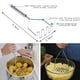 thumbnail image 3 of Triturador de Patatas Acero Inoxidable Fácil de Limpiar Triturador para Puré de Patatas Boniatos Verduras Comida para Bebés y Lavavajillas, 3 of 8