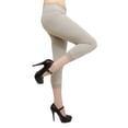 thumbnail image 5 of Vivian's Fashions Capri Leggings - Cotton, Lace Trim (Junior/Junior Plus Sizes), 5 of 5