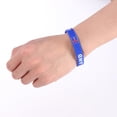 thumbnail image 5 of SEWACC Bracelet Rond en Silicone Bleu 5 Pcs pour Jeu Sportif et Match de Football 6.3 Po, 5 of 5