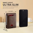 thumbnail image 3 of Billetera RUNBOX de piel auténtica delgada con bloqueo RFID para hombre, 3 of 6