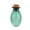 Green, variant on Mini Glass Bottles Vials Cork Stoppers Empty Spell Jars Clear Wishing Bottle