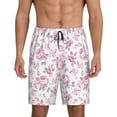 thumbnail image 1 of Fotbe Rose Flowers Pantalones Cortos de Pijama para Hombre, Ropa de Dormir, Pantalones de Pijama Cortos para Hombre-Medium, 1 of 6