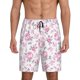 thumbnail image 1 of Balery Rose Flowers Pantalones cortos de pijama de punto de algodón para hombre con cinturilla y bolsillos-XX-Large, 1 of 6