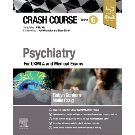 Crash Course Crash Course Psychiatry: For Ukmla and Medical Exams, (Paperback)