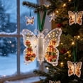 thumbnail image 5 of Christmas Cash Gift Butterfly Ornament, Money Holder for Rolled Bills, Hanging Christmas Tree Decoration, Festive Stocking Stuffer Keepsake for Holiday Gifting, 5 of 7