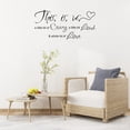 thumbnail image 3 of This is Us Crazy Loud Love Wall Decal Inspirational Wall Sticker Home Stickers for Bedroom Living Room Decorations, 3 of 5