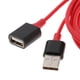 thumbnail image 4 of Cable adaptador convertidor de 4K Full HD USB / 8/8 Plus / 7 / 6s Plus rojo, 4 of 6