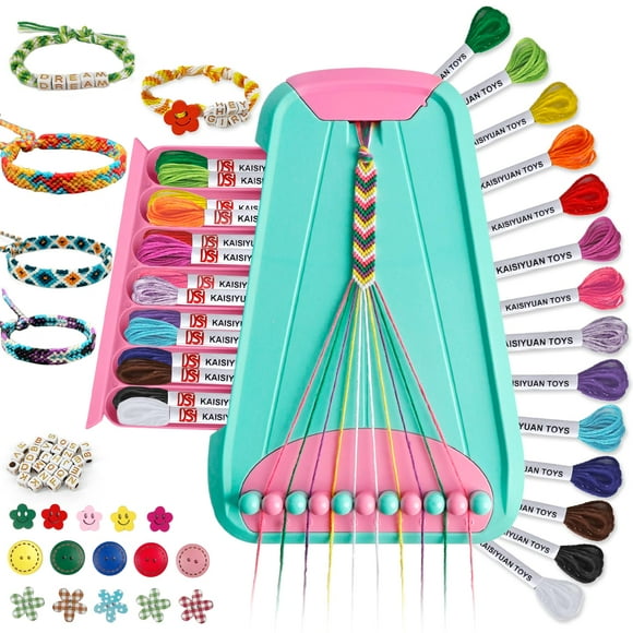 Kit de artesanía Maynacs Friendship para hacer pulseras de 28 hilos