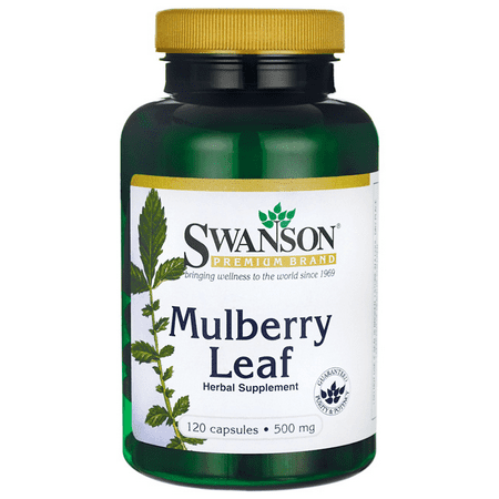 Leaf 1000 Mg 500 Tabs - Swanson Mulberry Leaf 500 mg 120 Caps