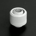 thumbnail image 2 of Dracaena 2 pack G1/4" thread to 3/8" ID, 5/8" OD Compression Fitting for Soft Tubing, Soft Tube Connectors for Computer Water Cooling System, White, 2 of 11
