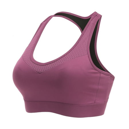 Sports Bras for Women Sports Underwear Padded Yoga Fitness Workout Bra Tank Tops Vest Gym Tops for Women L