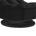 thumbnail image 2 of Posh Living Woodrow Linen Recliner/Floor Chair Black, 2 of 8