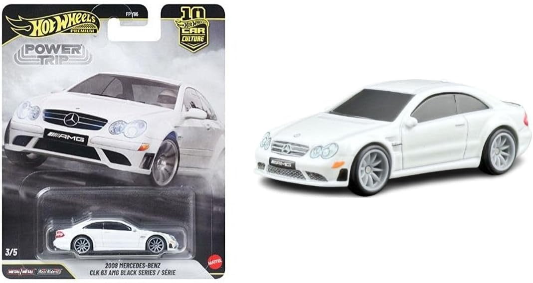 Hot Wheels Premium Car Culture Power Trip Complete Set, 5 Die-Cast Cars, BMW M3, Ford F-150, Mercedes-Benz, Jeep Trackhawk FPY86-961R