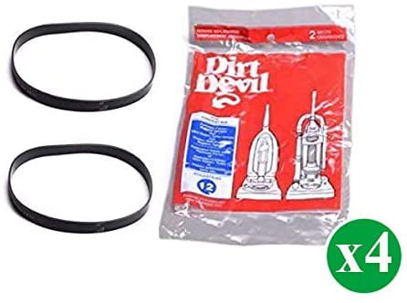 Dirt Devil Vacuum Belt Style 12 For Ultra Corded Hand Vacuums 2 pk 3-910355-001 