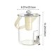thumbnail image 3 of Jarra grande de agua fría de 5L con grifo, colador desmontable, boca ancha para té helado, agua infusionada, cocina, hogar, fiestas, uso al aire libre, 3 of 6