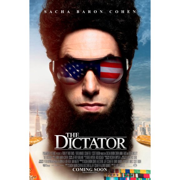 Dictator The Movie Postersacha baron cohen Reprint 27inx40in for any room 27x40 Square Adults Poster Time