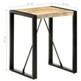 thumbnail image 2 of vidaXL Dining Table 23.6"x23.6"x29.5" Solid Rough Mango Wood, 2 of 8