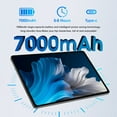 thumbnail image 4 of 11 inch Android 14 Tablet FHD, 128GB ROM 1TB Expansion  14GB(6+8) RAM with T606 Octa-core , 2.4/5G WiFi 6, 13MP Dual Camera, 7000mAh Battery, GMS Certified (2025 Model), 4 of 7
