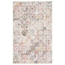 SAFAVIEH Metro Tama Medallion Area Rug, Ivory/Red, 4' x 6'