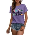 thumbnail image 4 of LAZYCHILD Womens Happy Easter Shirts Funny Rabbit Bunny Easter Egg Short Sleeve Hunting Crew Holiday Tee Tops, 4 of 6
